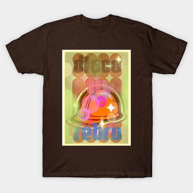 Disco Retro T-Shirt by SquareDog